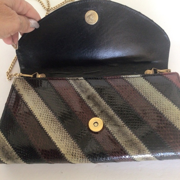 DIOR VINTAGE SNAKESKIN BAG - Picture 7 of 16